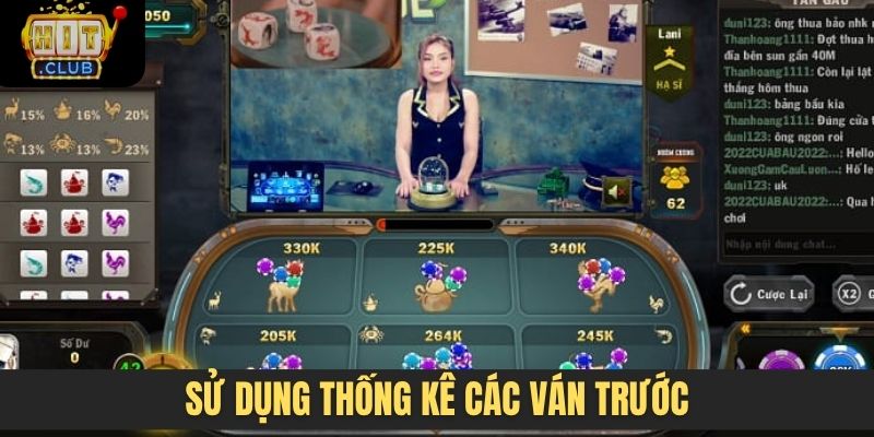 Sử dụng thống kê các ván trước